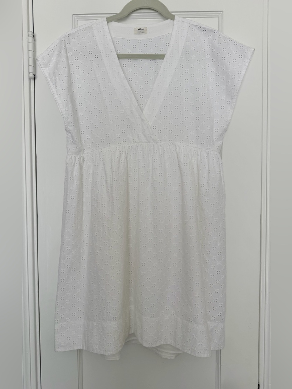 Aritzia Wilfred Cotton Eyelet Dress NWOT - Size